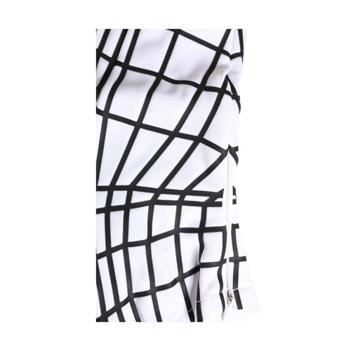 Dolce & Gabbana Men White Stripes Nylon Ski Mask Balaclava Hat