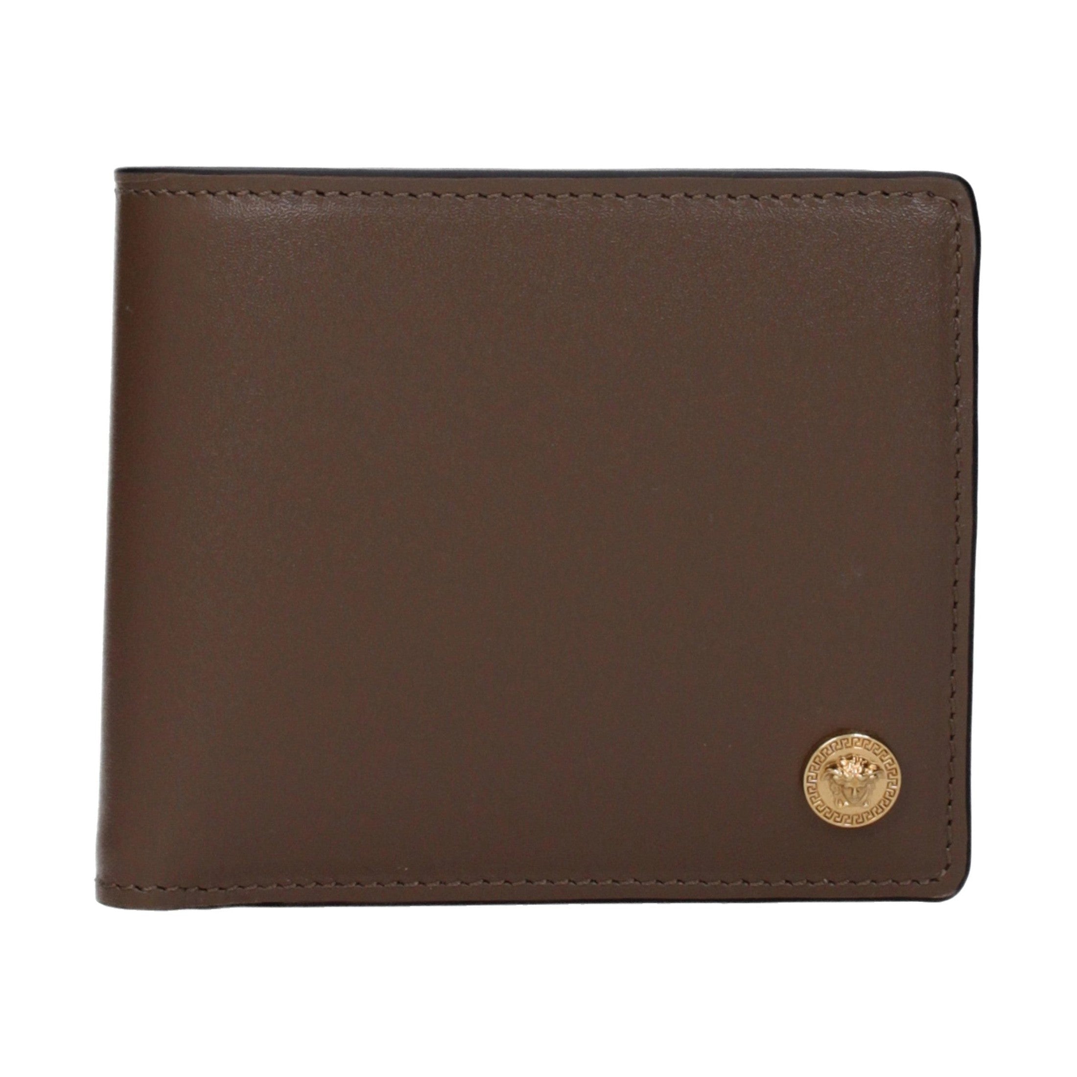 Versace Brown Leather Wallet