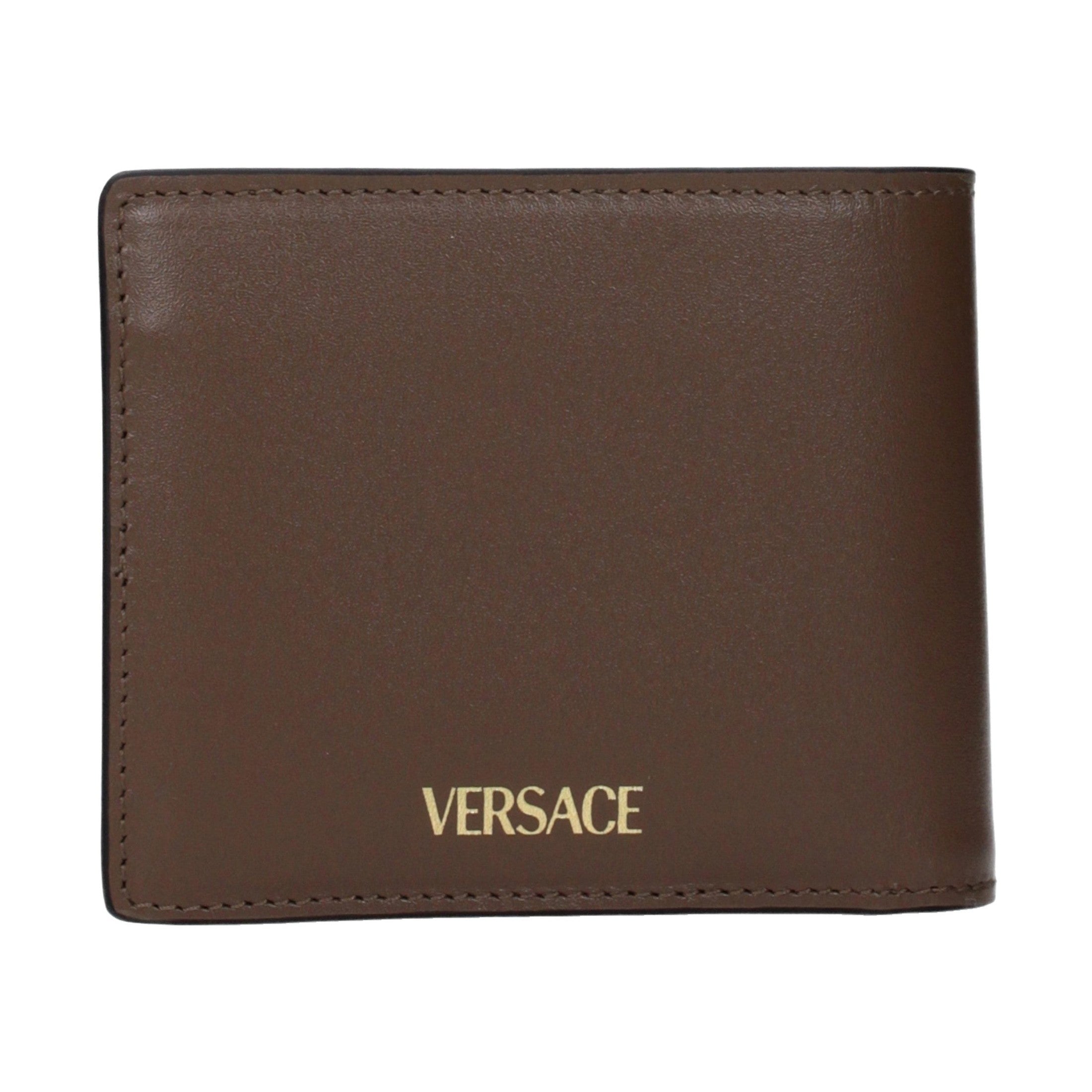 Versace Brown Leather Wallet