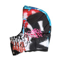 Multicolor Graffiti Whole Head Wrap Capello Hat