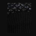 Dolce & Gabbana Black Wool Crystal Embellished Balaclava Hat