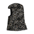 Dolce & Gabbana Black Wool Crystal Embellished Balaclava Hat