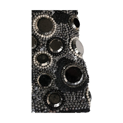 Dolce & Gabbana Black Wool Crystal Embellished Balaclava Hat