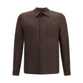 Herno Brown Polyamide Shirt