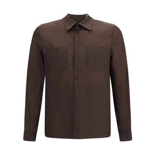 Herno Brown Polyamide Shirt