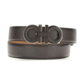 Ferragamo Brown Calf Leather Bos Taurus Regular Belt