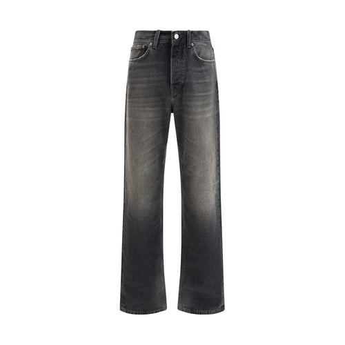 Haikure Black Cotton Relaxed Fit Jeans