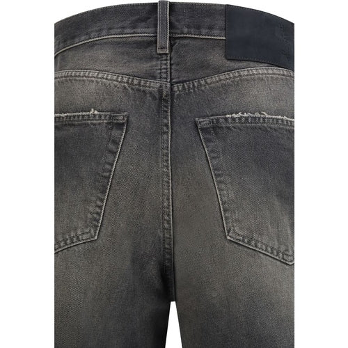 Haikure Black Cotton Relaxed Fit Jeans