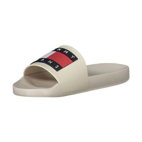 Tommy Hilfiger Beige Polyurethane Men's Slipper