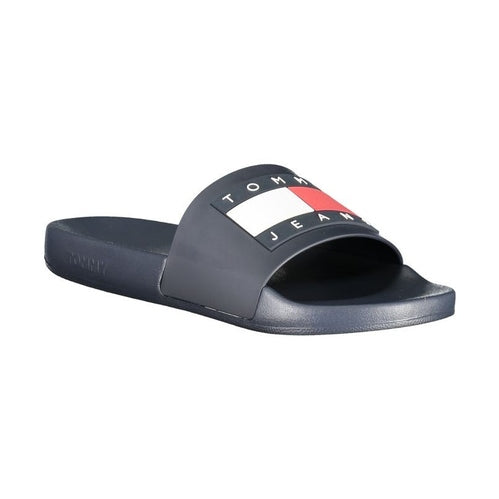 Tommy Hilfiger Blue Polyurethane Men's Slipper