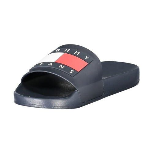 Tommy Hilfiger Blue Polyurethane Men's Slipper
