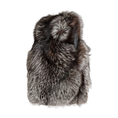 Dolce & Gabbana Brown Faux Fur Whole Head Wrap Capello Hat