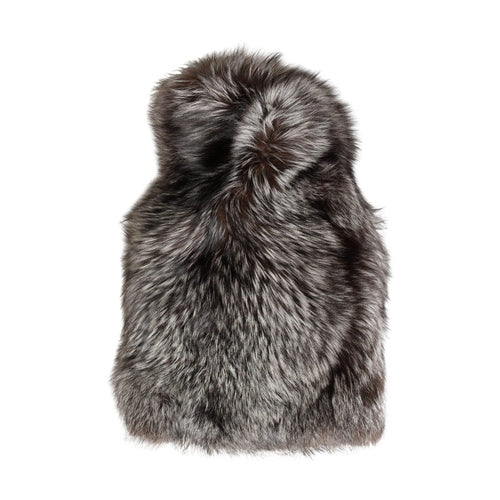 Dolce & Gabbana Brown Faux Fur Whole Head Wrap Capello Hat