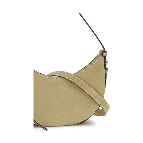 Tory Burch Beige Calf Leather Bos Taurus Shoulder Bag