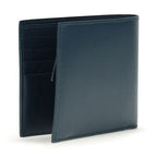 Ferragamo Blue Calf Leather Bos Taurus Wallet