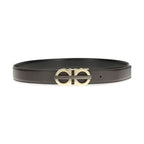 Ferragamo Brown Calf Leather Bos Taurus Regular Belt