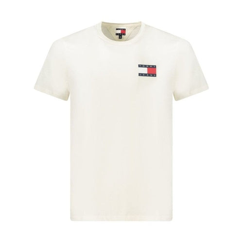 Tommy Hilfiger White Cotton Men's T-Shirt