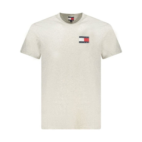 Tommy Hilfiger Grigio Cotton Men T-Shirt