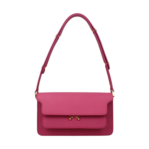 Marni Pink Leather Shoulder Bag