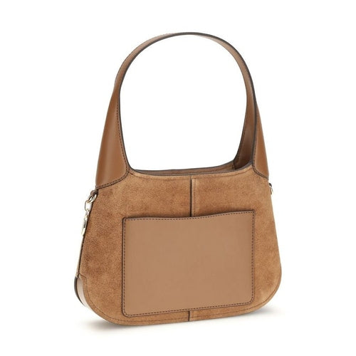 Michael Kors Beige Calf Leather Bos Taurus Shoulder Bag