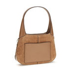 Michael Kors Beige Calf Leather Bos Taurus Shoulder Bag