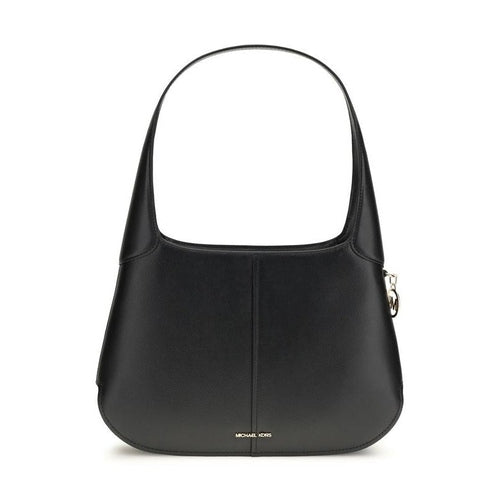 Michael Kors Black Calf Leather Bos Taurus Shoulder Bag