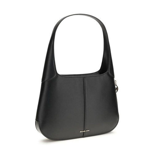 Michael Kors Black Calf Leather Bos Taurus Shoulder Bag