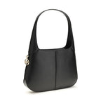 Michael Kors Black Calf Leather Bos Taurus Shoulder Bag