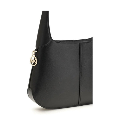 Michael Kors Black Calf Leather Bos Taurus Shoulder Bag