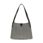 Balmain Black Cotton Shoulder Bag