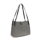 Balmain Black Cotton Shoulder Bag