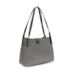 Balmain Black Cotton Shoulder Bag