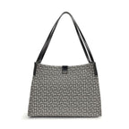 Balmain Black Cotton Shoulder Bag