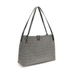 Balmain Black Cotton Shoulder Bag