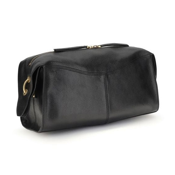 Balmain Black Calf Leather Bos Taurus Shoulder Bag