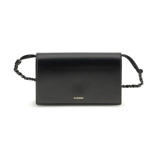 Jil Sander Black Calf Leather Bos Taurus Wallet