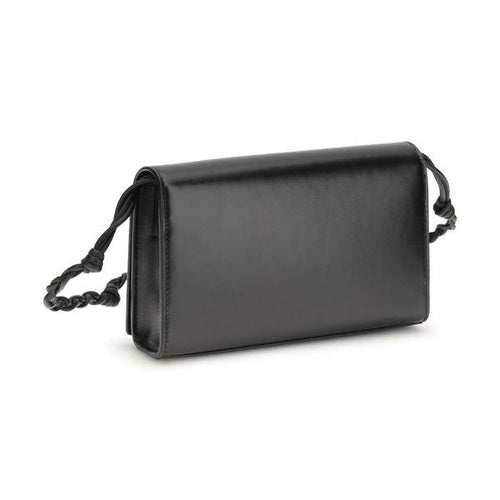 Jil Sander Black Calf Leather Bos Taurus Wallet