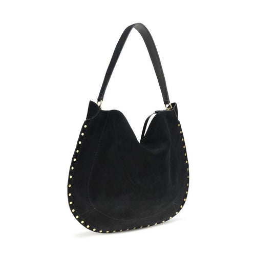 Isabel Marant Black Calf Leather Bos Taurus Shoulder Bag