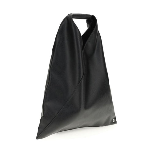 MM6 Black Polyethylene Handbag