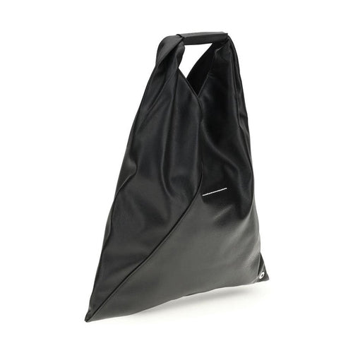 MM6 Black Polyethylene Handbag