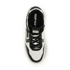 Philipp Plein Black Calf Leather Bos Taurus Athletic Sneakers