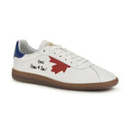 Dsquared² White Calf Leather Bos Taurus Chunky Sneakers