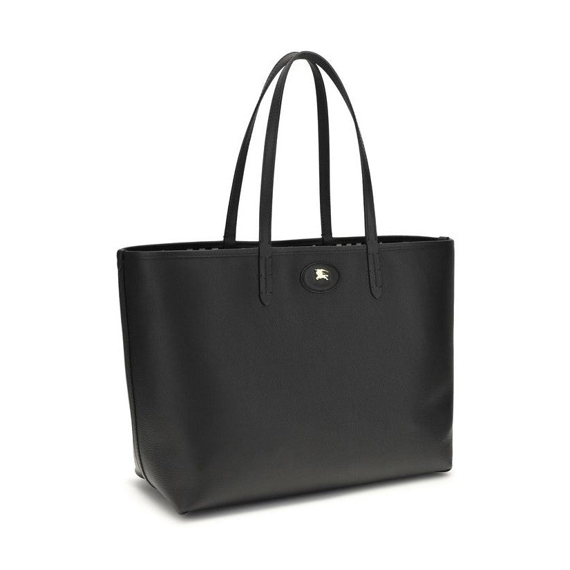 Burberry Black Calf Leather Bos Taurus Shoulder Bag
