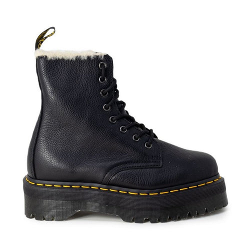 Dr. Martens Black Leather Lace-Up Boots