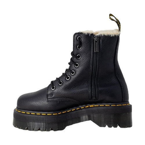 Dr. Martens Black Leather Lace-Up Boots