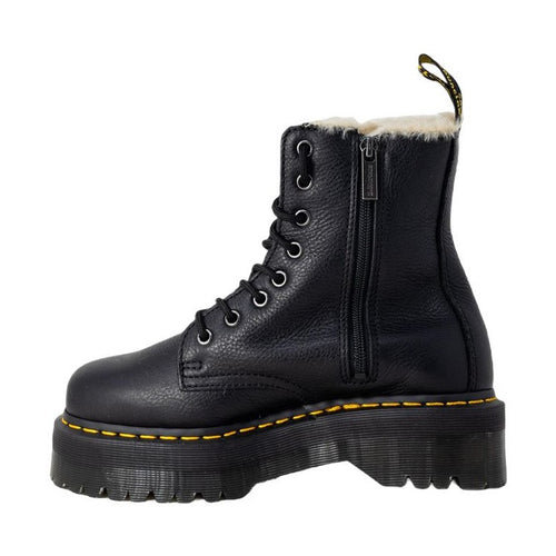 Dr. Martens Black Leather Lace-Up Boots