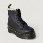 Dr. Martens Black Leather Lace-Up Boots