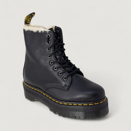 Dr. Martens Black Leather Lace-Up Boots