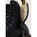 Dr. Martens Black Leather Lace-Up Boots