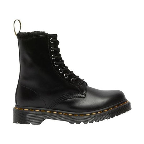Dr. Martens Black Leather Lace-Up Boots